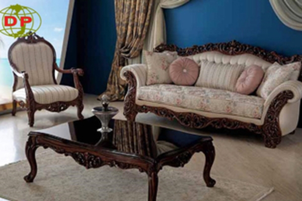 Phòng Khách Sang Trọng, Quý Phái Với Mẫu Ghế Sofa Cổ Điển