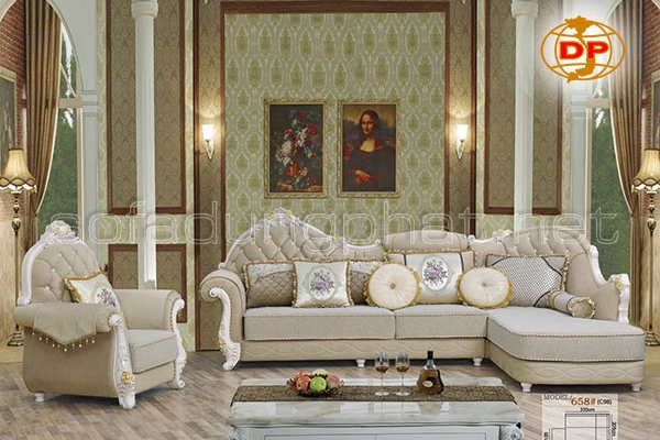 Sofa Vải Tân Cổ Điển