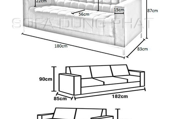 Chiều Cao Ghế Sofa Bao Nhiêu Là Chuẩn Và Phù Hợp?