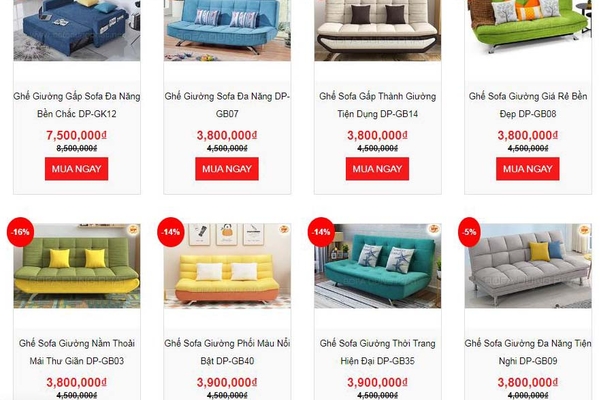 Ghế Sofa Giường Sài Gòn Chất Lượng Giá Rẻ Uy Tín Nên Mua Ơ Đâu?