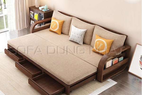 Sofa Giường Gỗ Thông Minh