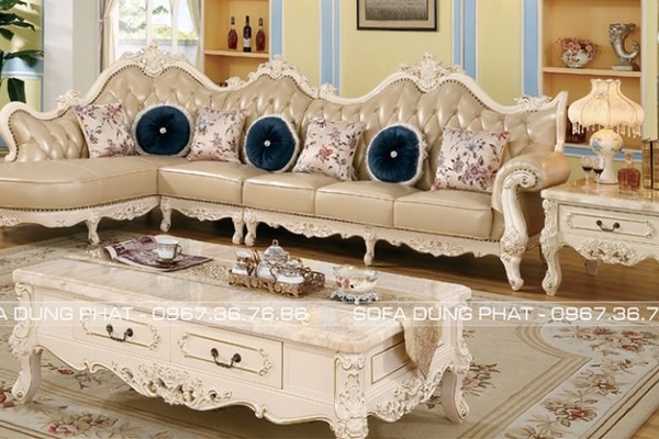 Những “Điểm Cộng” Của Sofa Tân Cổ Điển Quận 10 Chất Liệu Da