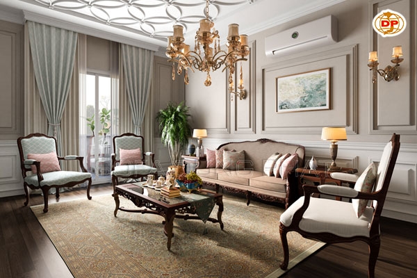 Chọn Bộ Ghế Sofa Tân Cổ Điển Cho Phòng Khách Lộng Lẫy