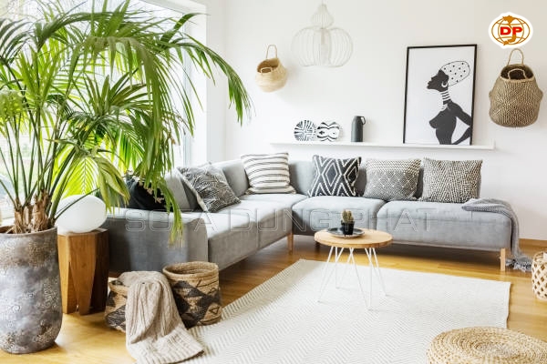 4 Cách Bài Trí Sofa Góc 2m4 Cho Phòng Khách Chuẩn Đẹp Nhất
