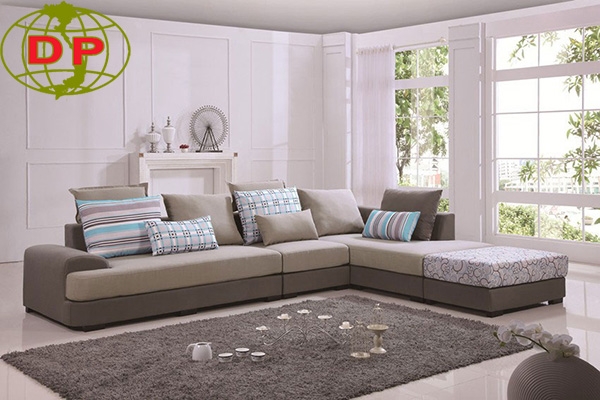Sofa Góc Bọc Vải Tiết Kiệm Không Gian Nâng Tầm Sang Trọng