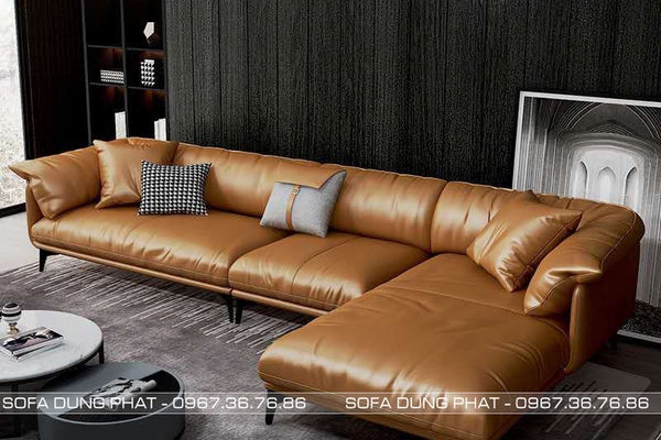 Sofa Nhập Khẩu Bọc Da Cao Cấp Êm Ái DP-NK17