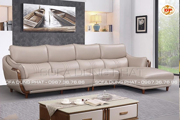 Sofa Da Cao Cấp Cho Phòng Khách Đẹp Đẳng Cấp DP-NK08