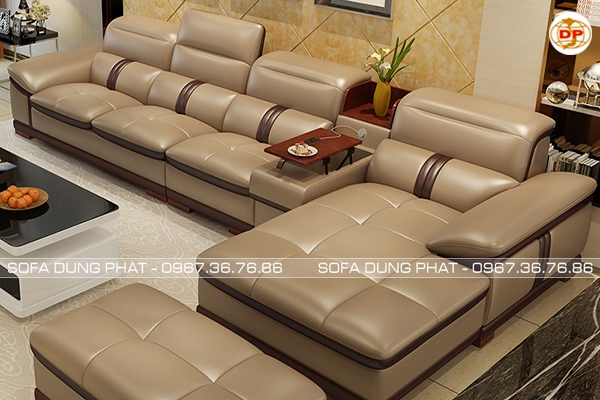 Sofa Cao Cấp Chất Liệu Da Đẹp Bóng Mịn DP-CC58