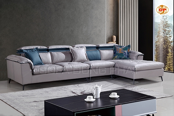 Sofa Nhập Khẩu Bọc Da Hai Màu Phong Cách DP-NK110