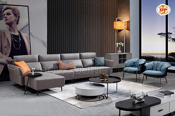 Sofa Nhập Khẩu Dạng Góc Cho Không Gian Thoáng Rộng DP-NK125