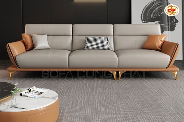 Sofa Da Phối Màu Cho Phòng Khách Thêm Rạng Rỡ DP-D12