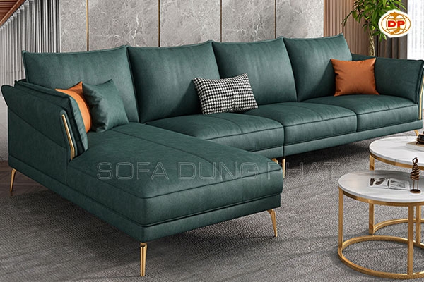 Sofa Da Thiết Kế Thanh Thoát Sắc Màu Thanh Lịch DP-D15